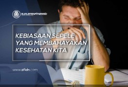 Kebiasaan Sepele yang bisa Membahayakan Kesehatan