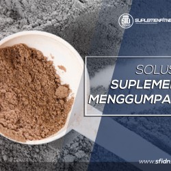 Solusi suplemen menggumpal