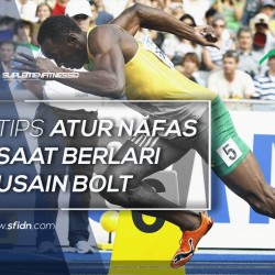 Tips Usain Bolt Atur Nafas Saat Berlari