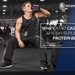 Pilih whey atau casein untuk otot